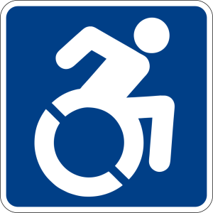 Disabled handicap symbol PNG