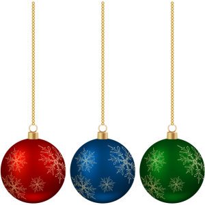 Christmas balls baubles