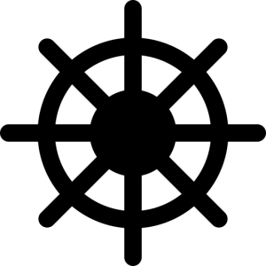 Ship's wheel, rudder PNG
