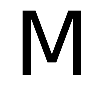 Letter M PNG