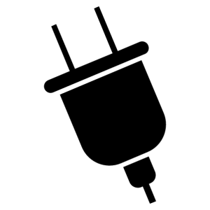 Power electric plug PNG