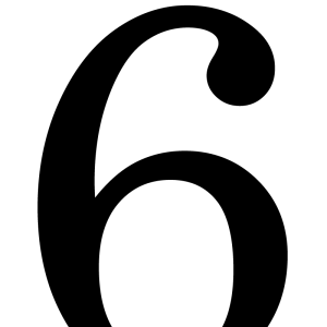 Number 6 PNG