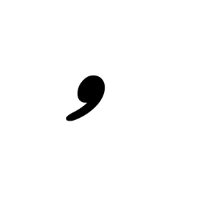 Apostrophe PNG