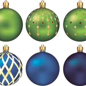 Christmas balls baubles