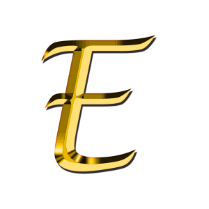 Letter E PNG
