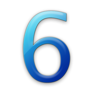 Number 6 PNG