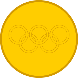 Gold medal PNG