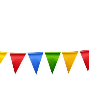 Party flags PNG