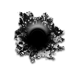 bullet shot hole PNG image