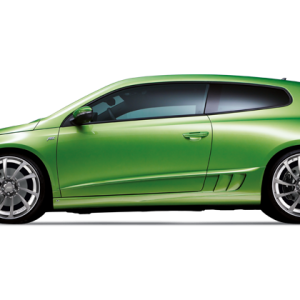 Green Volkswagen Scirocco PNG car image