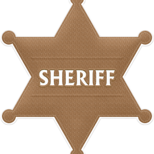 Sheriff badge PNG