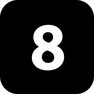 number 8 PNG