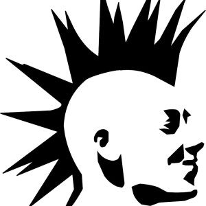 Punk hair PNG