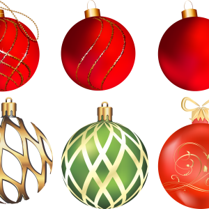 Christmas balls baubles