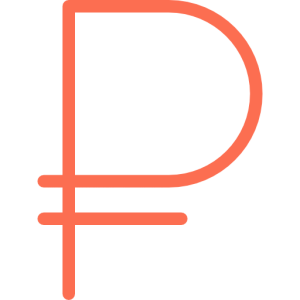 Russian ruble PNG