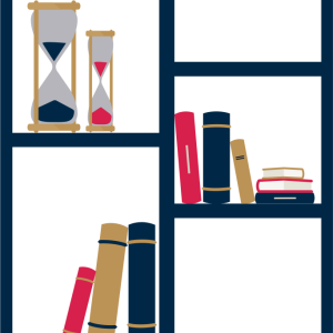 Bookshelf, bookcase PNG