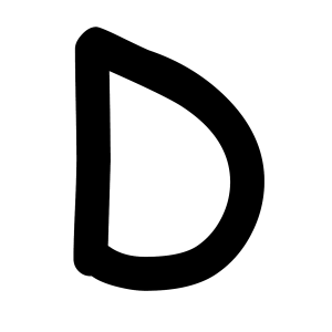 letter D PNG