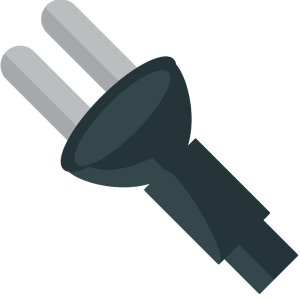 Power electric plug PNG