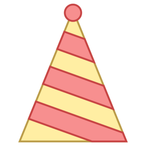 Party birthday hat PNG