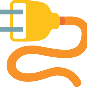 Power electric plug PNG