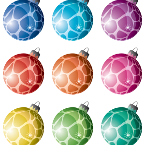 Christmas balls baubles