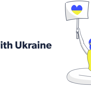 Stand with Ukraine PNG