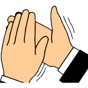 Clapping hands PNG