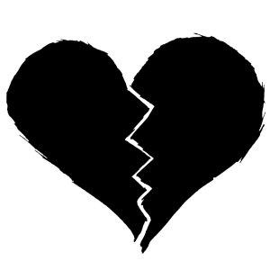 Broken heart PNG
