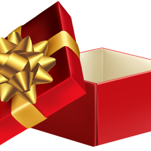 open gift box PNG