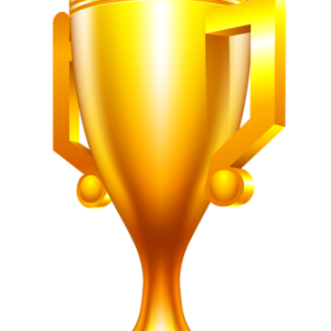 Award trophy cup