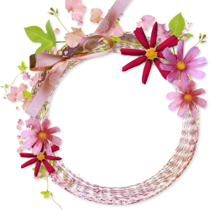 Floral frame PNG
