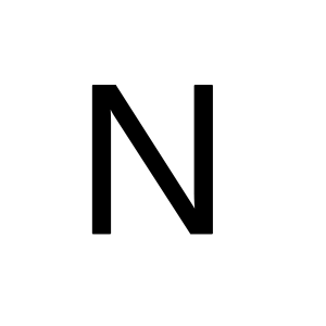 Letter N PNG