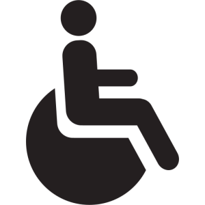 Disabled handicap symbol PNG
