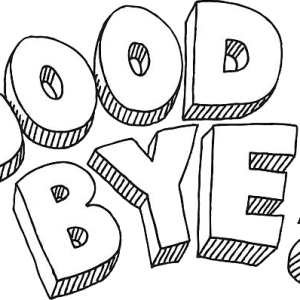 Goodbye PNG transparent