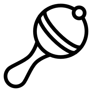 Baby rattle PNG