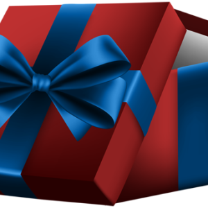 open gift box PNG