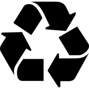 Recycle black logo PNG
