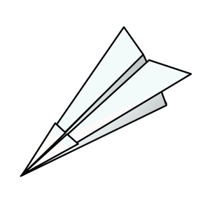 Paper plane PNG
