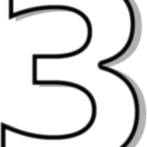 Number 3 PNG