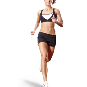 Running girl PNG image