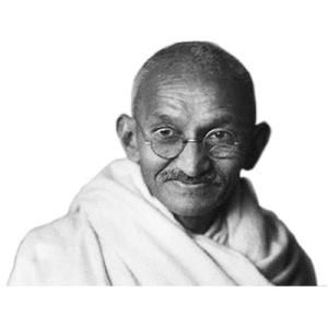 Mahatma Gandhi PNG