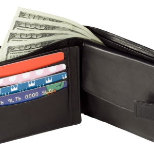 Wallet with money PNG image