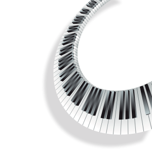 Piano keys PNG image