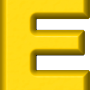 Letter E PNG