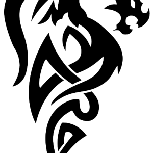 Tattoo dragon PNG image