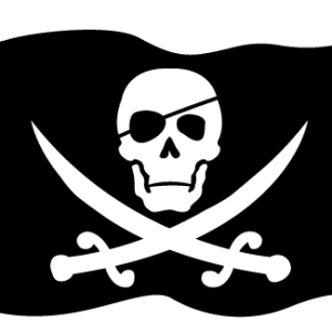 Pirate flag PNG