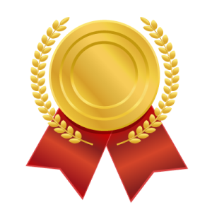 Gold medal PNG