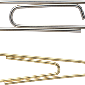 two paper clips PNG