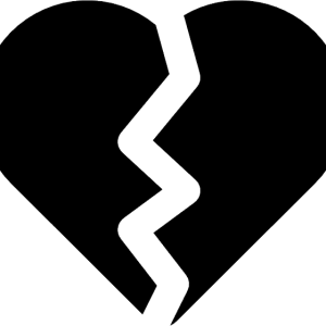 Broken heart PNG