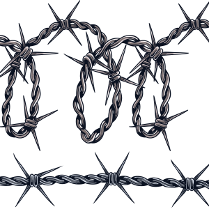 Barbed wire PNG